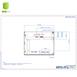 AUO จอ LCD ของแท้ LVDS 20พินกว้างอุณหภูมิ15นิ้วหน้าจอแอลซีดีสว่างมาก1024x768โมดูล LCD TFT 15นิ้ว - Product Image 3