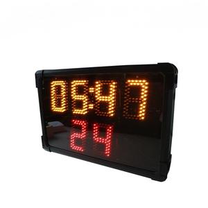GX Display a LED digitale conto alla rovescia orologio da basket 24s Timer da basket orologio a tempo singolo lato per la vendita - Product Image 5
