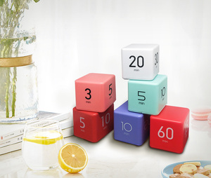 Timecube Timer Küchen würfel Timer Wiederauf ladbarer stilvoller Mini Rubik Timer 1-100 Minuten Zeit management zum Kochen