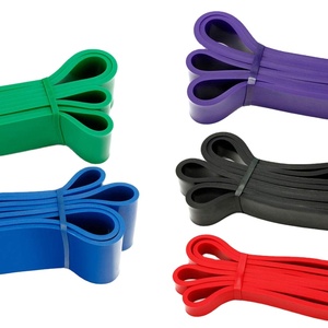 Gimnasio Fitness Fuerza Banda Yoga Poder Ejercicio Personalizado Doble Color Látex Resistencia Loop Band - Product Image 2
