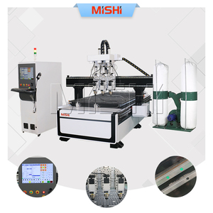 Nice Price <strong>Cnc</strong> <strong>Router</strong> Machine <strong>Multi</strong> Heads Wood Cutting Drilling Carving Three Spindles <strong>Atc</strong> Wood <strong>Router</strong> Machine - Product Image 1