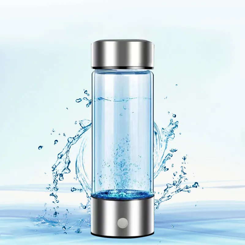 Оптовая продажа, портативная перезаряжаемая лучшая водородная бутылка для воды, 2024 генератор, Высококачественная богатая бутылка для воды с технологией pem spe