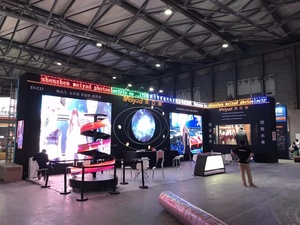 Full color led display A Led P4 Cilindro Forma Rotonda Modulo per l' uso pubblicitario - Product Image 5