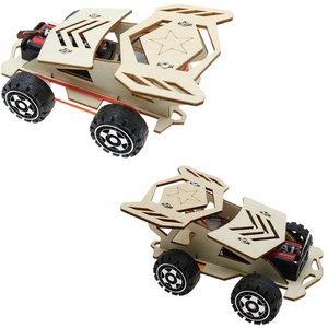 RC四輪駆動車材料クリエイティブDIY科学実験モデルキット組み立てプロジェクト子供のための教育を教える - Product Image 5