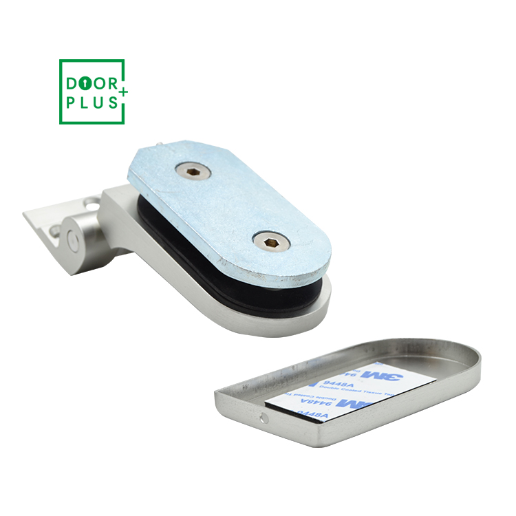 Doorplus Office Wall Mounted Glass Shower Door Pivot Frameless Swing Glass Door Pivot Hinge Aluminum Fillet Glass Door Hinges