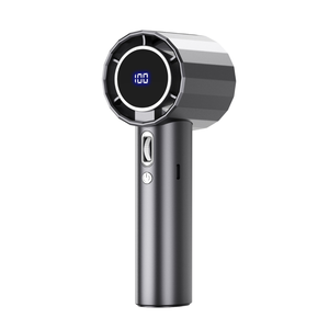 Ventola di ricarica USB portatile ad alta velocità transfrontaliera 100 Display digitale grande vento violenza funzione portatile per uso domestico - Product Image 2