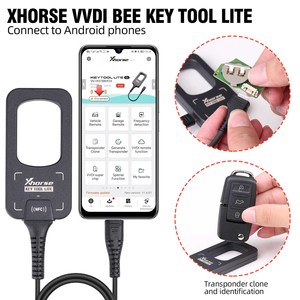 Il programma Transponder di rilevamento della frequenza 2023 funziona sul telefono Android ottieni 6 pezzi di telecomandi Xhorse VVDI BEE Key Tool Lite - Product Image 5