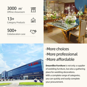半月餐桌婚礼餐桌活动透明塑料D.E活动宴会亚克力耐用 - Product Image 4