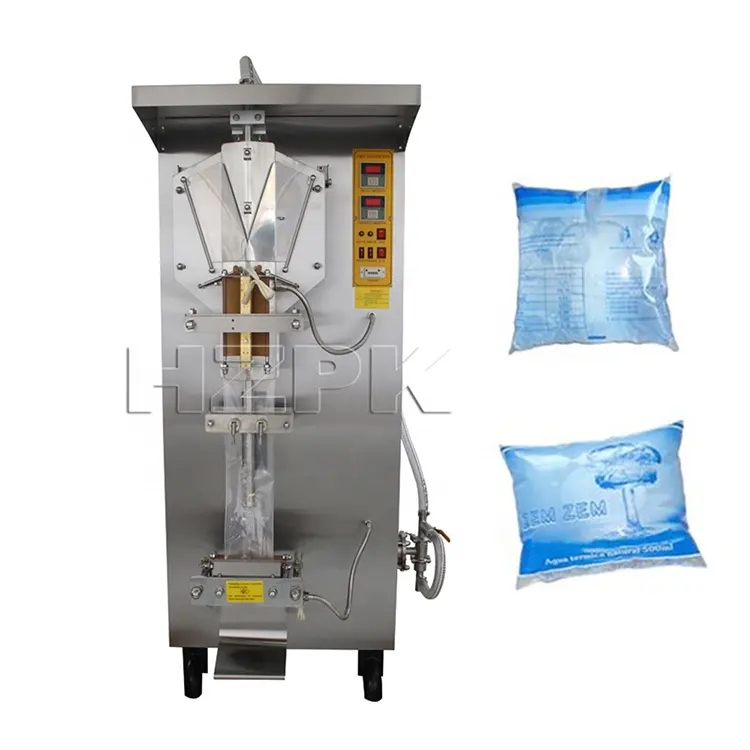 HZPK automatique boisson liquide lait eau potable jus huile sac en plastique sachet emballage étanchéité remplissage machine à emballer