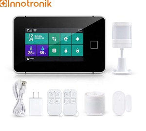 Innotronik Tuya Touch Screen 4G / WiFi+ GSM <strong>Alarm</strong> Kit 4.3 Inch Dual <strong>Network</strong> Security +Tuya Smart Home Kit Wifi <strong>Alarm</strong> <strong>System</strong> - Product Image 1