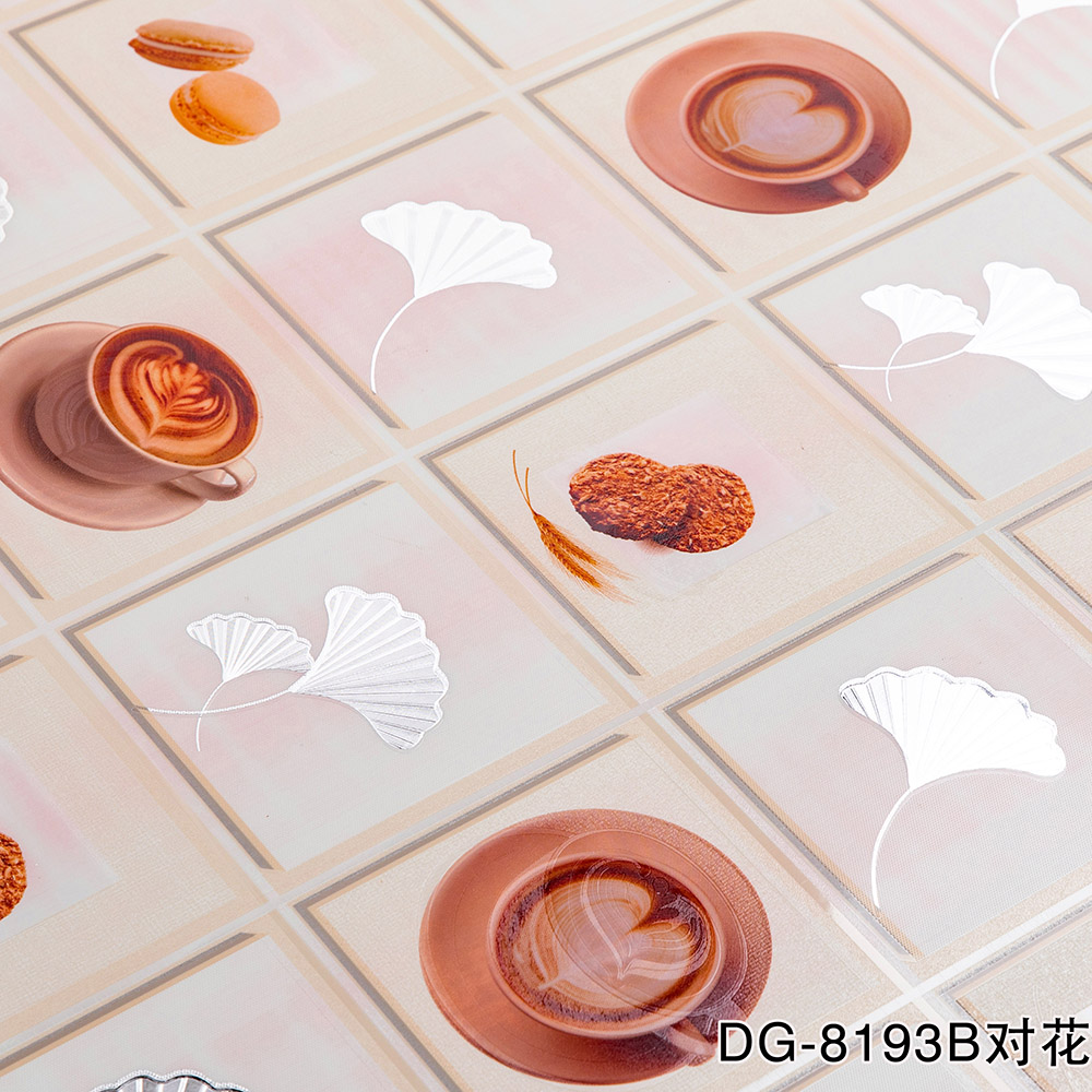 Luxury Double Side Face Gold PVC Table Cloths for Banque