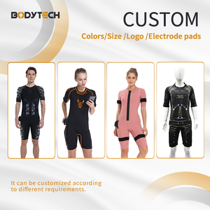 Kualitas tinggi kustom Logo warna dapat dipakai teknologi Stimulator otot EMS elektroterapi tubuh Suit - Product Image 6