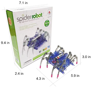 Gelsonlab Educativi Spider Kit di Robot, STAMINALI FAI DA TE Scientifica Robot di Montaggio Del Giocattolo per I Bambini, Grande Casa La Scuola Integratori - Product Image 6