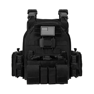 Giubbotto tattico da esterno da uomo leggero a sgancio rapido gilet sportivo da esterno con materiale in Nylon - Product Image 1