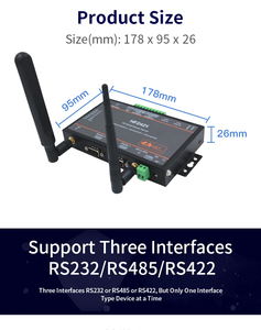 HF2421 çift bağlantı seri aygıt sunucusu RS232 RS485 RS422 Ethernet Wifi 4G 3G GPRS ağ dönüştürücü - Product Image 6