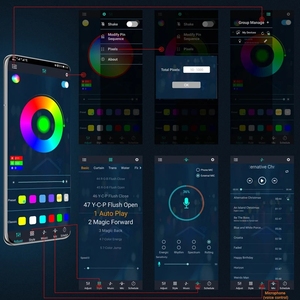 WS2812B Bluetooth контроллер для адресной светодиодной ленты WS2811 Dream Color RGB светодиодная лента 24key ИК пульт дистанционного управления музыкой - Product Image 4