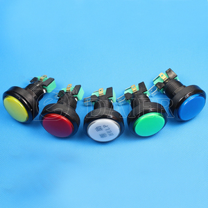 36,5 MM runder Druckknopf schalter Fischs piel Auszahlung taste Arcade-Spiel maschine Bunter LED-Druckknopf schalter mit Mikrosc halter - Product Image 3