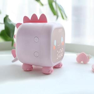Cute Dinosaur Shape Smart <strong>Digital</strong> Alarm Clock with <strong>Temperature</strong> Display and Voice Control USB Powered for Bedroom - Product Image 5