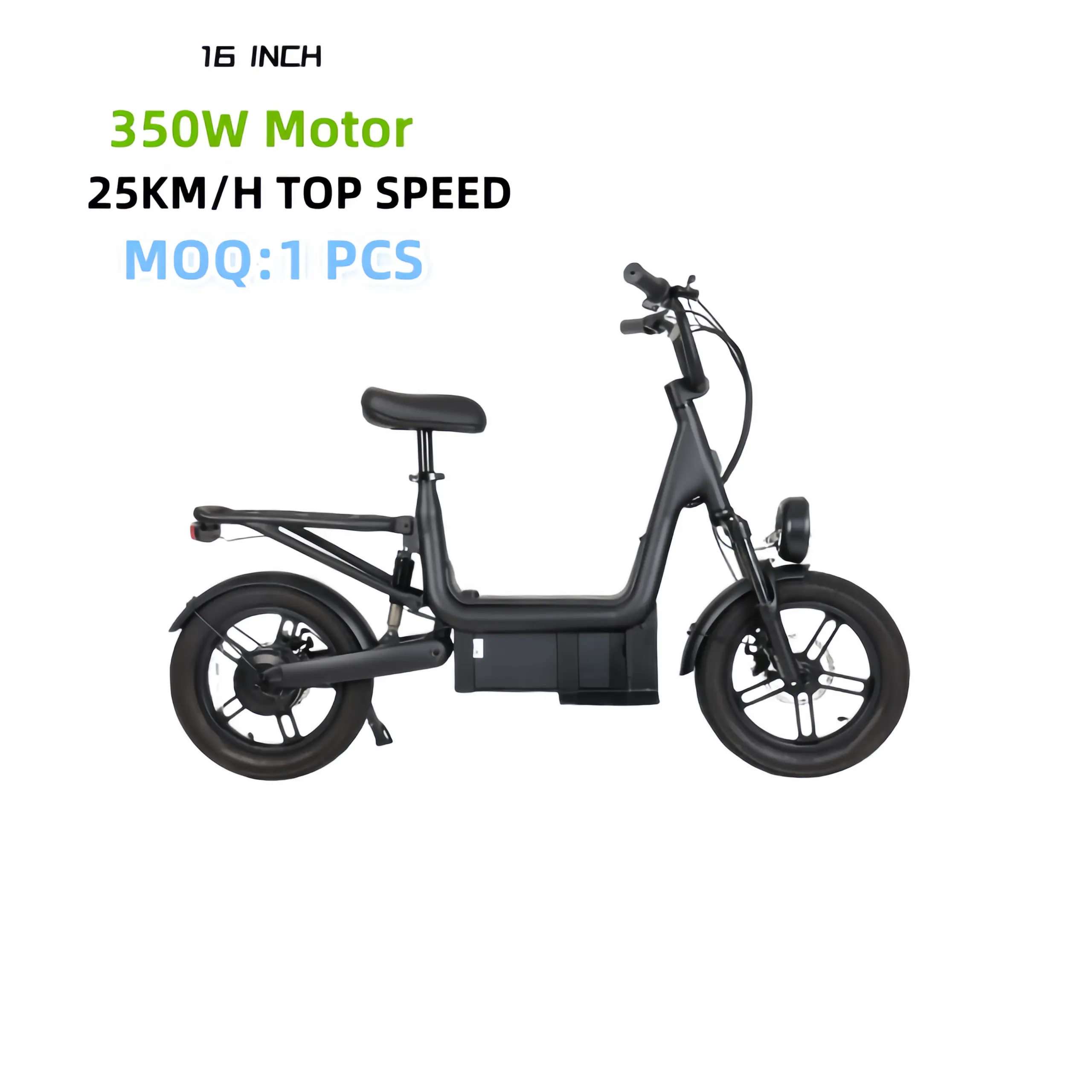 Venda quente 350w 500w Scooter Ciclomotor Elétrico Ciclomotor Elétrico Motocicleta para Adultos