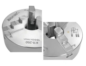 Sanou có thể điều chỉnh ba hàm tự định tâm mâm cặp k11-250 máy tiện <span class=keywords><strong>Chuck</strong></span> 3 hàm <span class=keywords><strong>Chuck</strong></span> cho máy tiện - Product Image 5