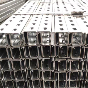 อลูมิเนียมที่กำหนดเอง U โปรไฟล์41X41เจาะช่อง U L C ช่องป๋ออลูมิเนียมช่องช่อง Unistrut ราคาช่อง - Product Image 1