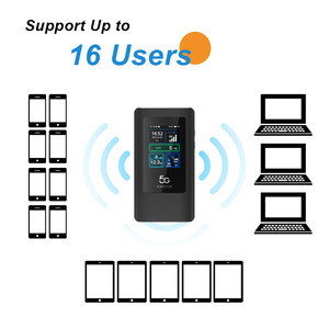 Kingtop เราเตอร์ขนาดพกพากิกะบิต LTE พร้อมซิมการ์ด5G ฮอตสปอตเคลื่อนที่ในร่ม4G บรอดแบนด์ข้อมูล USB Wi-Fi อินเตอร์เฟซ3G แอปพลิเคชั่น