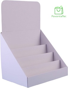 Scatole da esposizione in cartone in cartone semplice a 2 livelli - Product Image 4