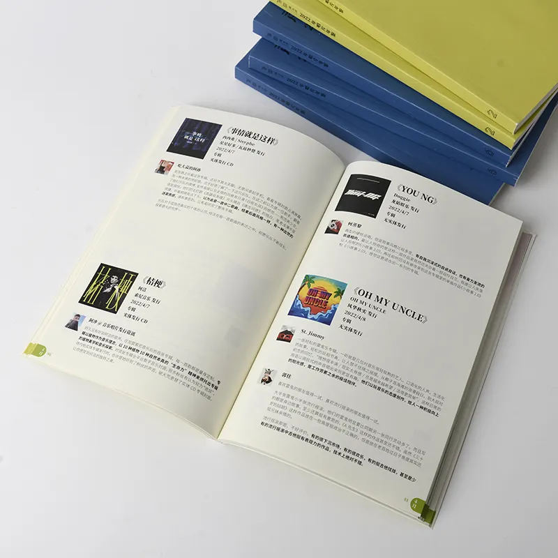 บริการออกแบบหนังสือเล่มเล็กแคตตาล็อกแบบออฟเซต24ชั่วโมงสมุดนิตยสารมีรู