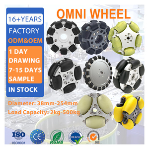 Diâmetro 38mm - 254mm Capacidade de carga 2kg - 500kg Roda motrizes Omnidirecional <span class=keywords><strong>Omni</strong></span> Rodas - Product Image 1