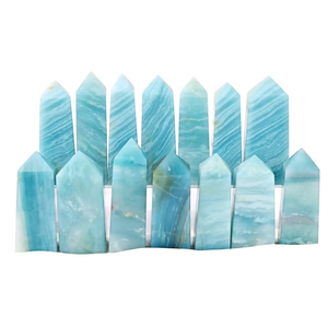 Tháp pha lê Aragonite xanh tự nhiên - Đá tự nhiên Ma-rốc - Trang trí chữa bệnh bằng năng lượng | Nhà cung cấp bán buôn - Product Image 1