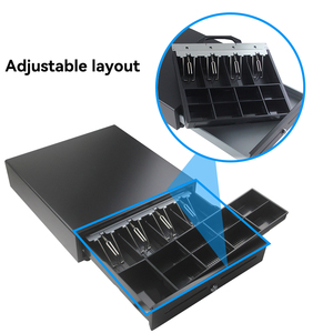 China Durable Strong Metal Drawer Box <strong>Computer</strong> Cash Register Cash Drawer for Checkout Counters - Product Image 3