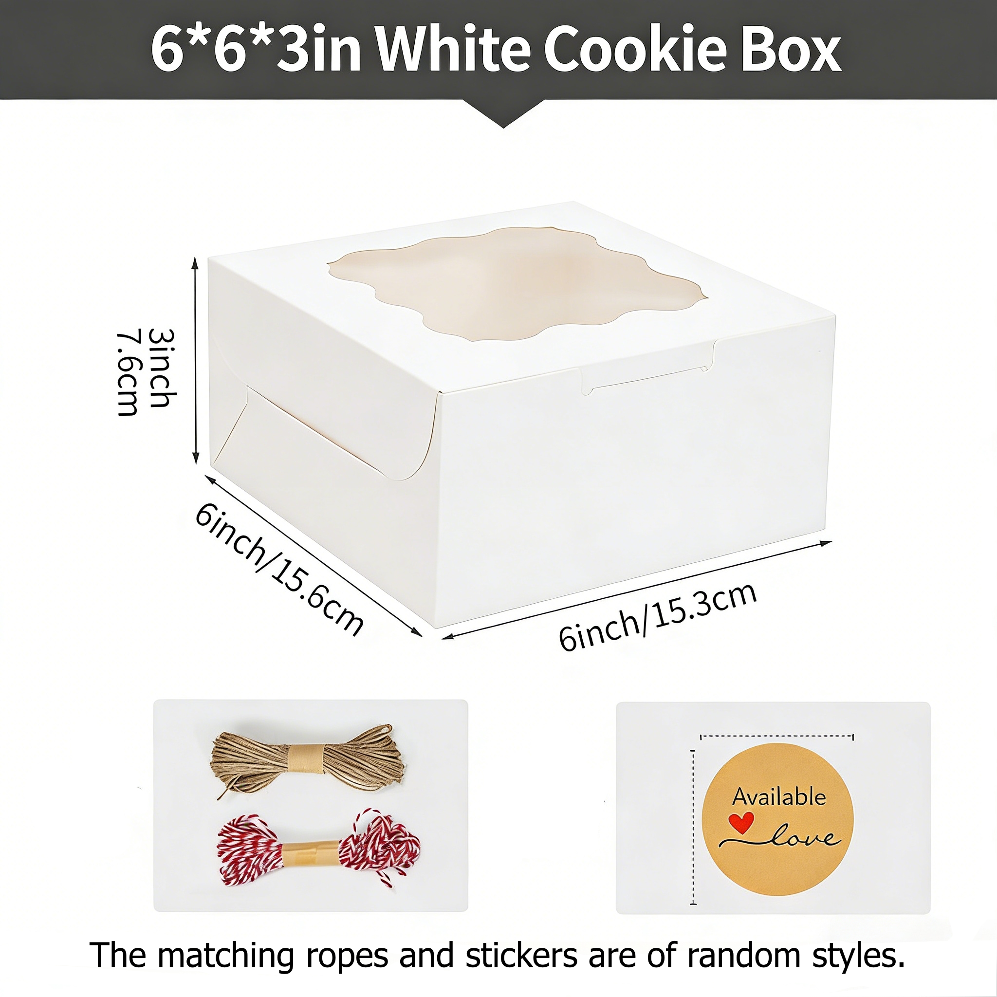 White Box + Rope + Stickers