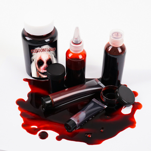 Halloween Faux Plasma Kunstblut Artificielle Sangre Falsa Vieux Sang Sang Frais SFX Personnalisable Bouteille Sang - Product Image 4