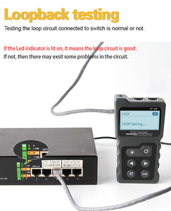 NF-488 NF-8209 NF-8209S PoEネットワークケーブルテスターRj45ネットワーク電圧電流テスター通信 & ネットワーク用 - Product Image 6