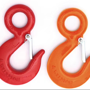 TOYO-INTL UEH Type Alloy Steel Eye <strong>Hook</strong> <strong>With</strong> <strong>Latch</strong> Safety <strong>Hook</strong> Large <strong>Hook</strong>