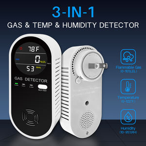 3'ü 1 Arada Takılabilir Gaz Dedektörü Sıcaklık Nemli Gaz Monitörü Alarmı - Product Image 4