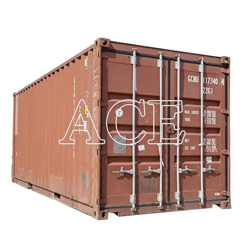 Seconda mano usata per mare 6m 20 piedi di lunghezza 20ft ISO Cargo secco Container per la vendita
