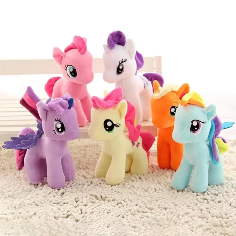 Juguetes de peluche de 25cm My Toy Collectiond Edition enviar Ponies Spike como regalo para niños