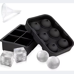 Nhà Máy Giá BPA free Silicone lớn <span class=keywords><strong>Ice</strong></span> <span class=keywords><strong>Cube</strong></span> khay với nắp vuông <span class=keywords><strong>Ice</strong></span> <span class=keywords><strong>Cube</strong></span> khuôn 6 lưới lớn <span class=keywords><strong>Ice</strong></span> <span class=keywords><strong>Cube</strong></span> Maker - Product Image 1