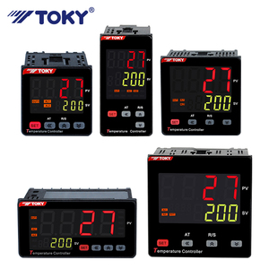 TOKY 48*48 מ""מ 100-240V 50/60Hz פלט מרובה <span class=keywords><strong>PID</strong></span> בקרת אלגוריתם בקר טמפרטורת תצוגה דיגיטלית