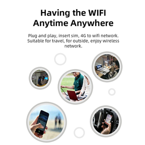 LTE 4G WiFi dışında seyahat için kablosuz ağ keyfini çıkarın 4G indirme hızı tak ve çalıştır ekle Sim - Product Image 3