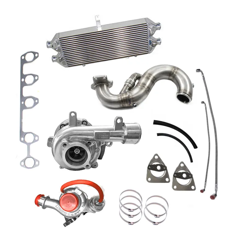 Completa T04E T3/T4 Turbo Kits para Jetta VW Golf Passat escarabajo Cabrio MK2 Mk3 Mk4 2.0L 8V