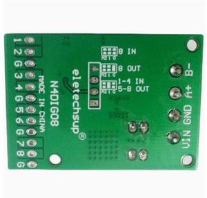 N4DIG08 8CH ingresso/uscita UART RS485 Modbus RTU Controller modulo di espansione PLC - Product Image 2