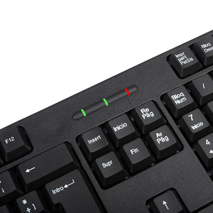 Factory Manufacturing Smooth Comfortable Shape <strong>Mouse</strong> Wireless Deskset Full Size <strong>Keyboard</strong> <strong>Mouse</strong> Set With Usb Receiver - Product Image 5