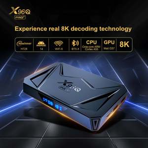 X96Q Pro + กล่องสมาร์ททีวี2025พร้อมแอนดรอยด์14.0 Quad Core Processor 8K HD ความละเอียด2พอร์ต USB WiFi 6รองรับ2.4 ghz/ 5GHz - Product Image 2