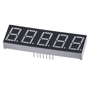 0,36 zoll 0,5 zoll 0,56 zoll 5 ziffern 7 segment led digitale elektronische uhr display schaltung rot farbe - Product Image 4