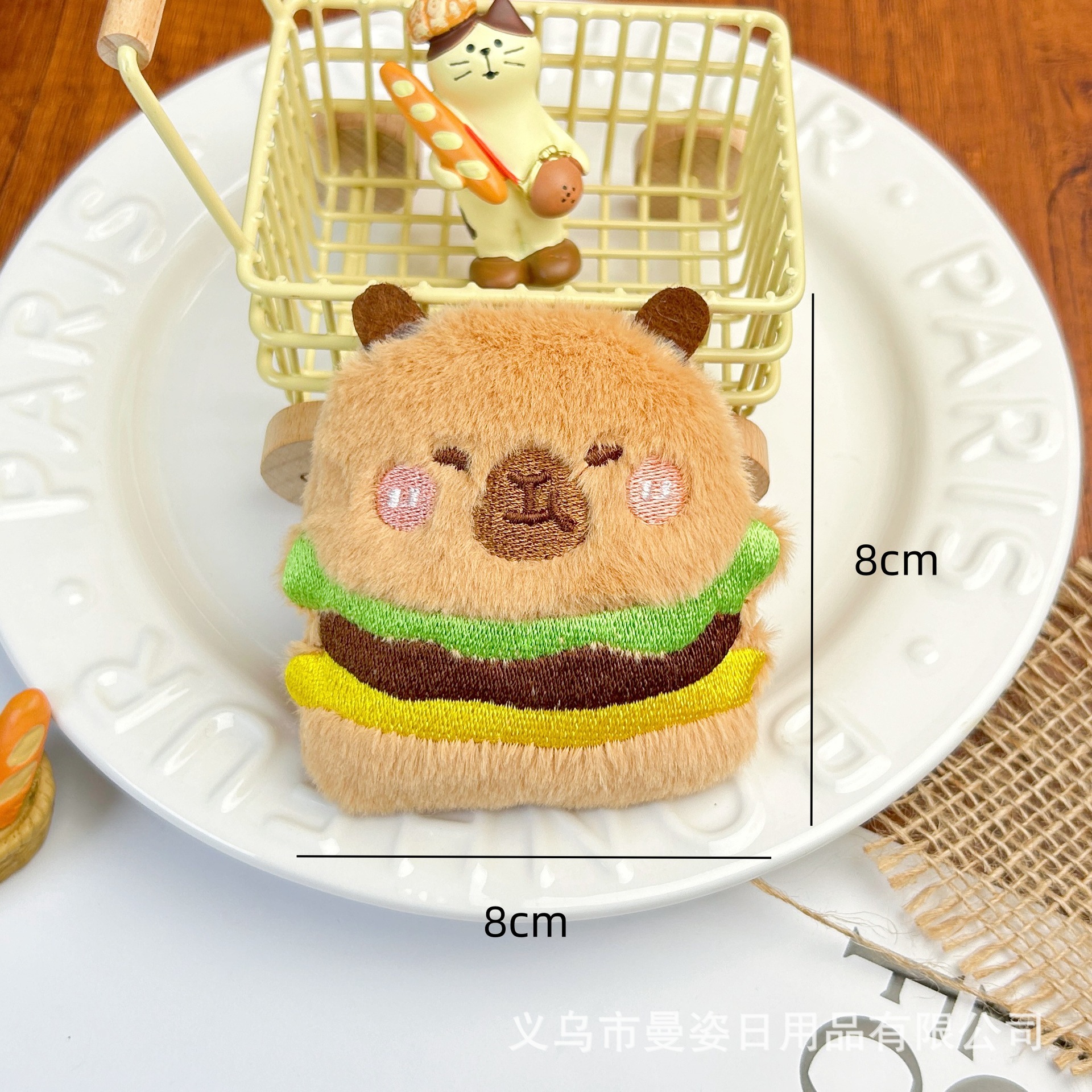 Collar de cuentas estilo hamburguesa capy-squeaky