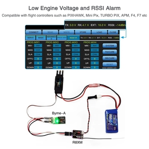 8Ch SbusPpm 4Km Range Mini <strong>Receiver</strong> Real-Time Built-In Telemetry Transmitter R8Xm for <strong>Rc</strong> Controller Drone - Product Image 3