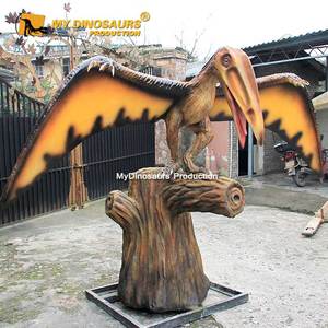 MyDino AD023 tema parkı Animatronic uçan dinozor yaşam boyutu Pterosaur