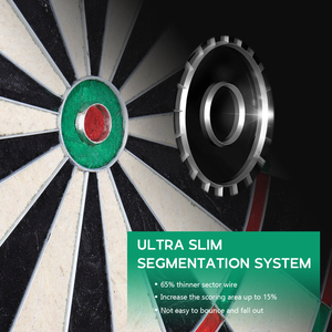 18in yarışma çelik İpucu Dart tahtası oyunları asılı aracı ile 6 adet Dart seti profesyonel bıçak Sisal dart tahtası - Product Image 4